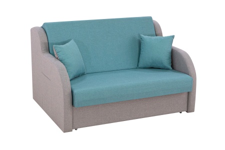 Диван аккордеон Ремикс 2 серо-голубой