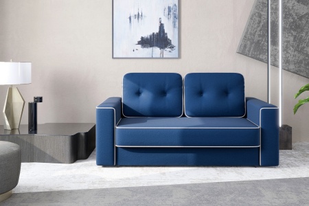Диван еврокнижка Берген темно-синий