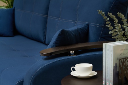 Диван еврокнижка Турин синий