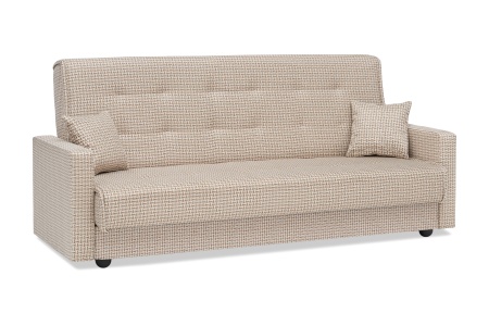 Диван книжка Лондон-2 рогожка микс бежевая