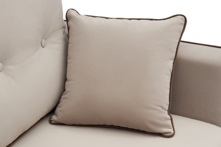 Диван еврокнижка Леон 3-х местный бежевый