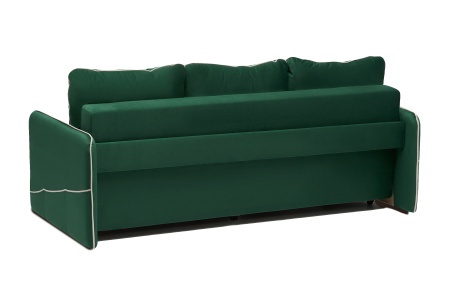 Диван еврокнижка Энерджи 3-х местный изумрудный