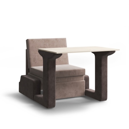 Диван 3в1 Смарт 1, коричневый