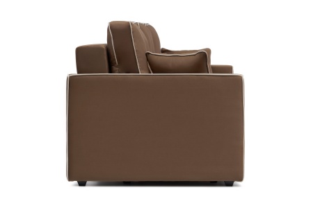 Диван еврокнижка Леон 3-х местный коричневый
