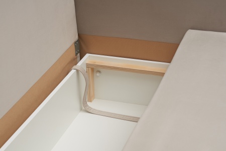 Диван еврокнижка Леон 3-х местный бежевый