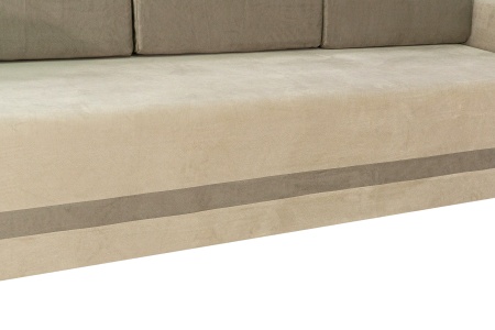 Диван еврокнижка Марракеш бежевый / коричневый