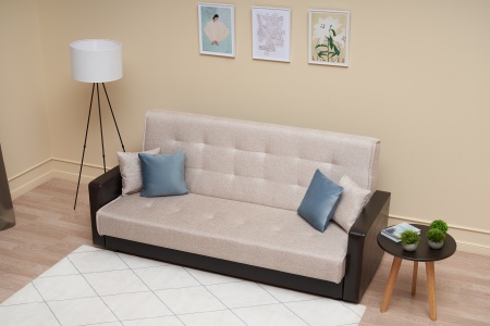 Диван книжка Лондон рогожка бежевая