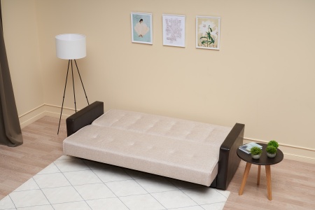 Диван книжка Лондон рогожка бежевая