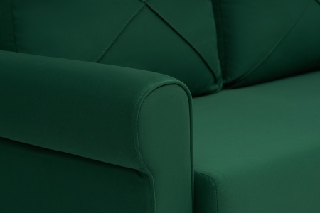 Диван еврокнижка Лира изумрудный