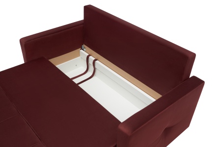 Диван шагающая еврокнижка Вита бордовый