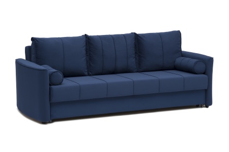Диван еврокнижка Колибри 3-х местный темно-синий