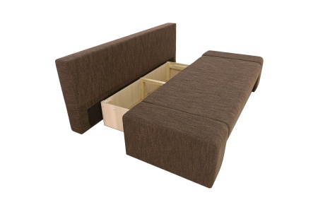 Диван еврокнижка Монако коричневый