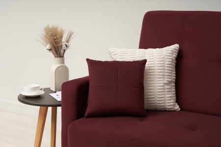 Диван книжка Фиеста Лайт бордовый