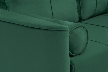 Диван еврокнижка Колибри 3-х местный изумрудный