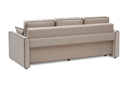 Диван еврокнижка Леон 3-х местный бежевый