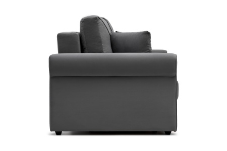 Диван еврокнижка Лира 3-х местный темно-серый
