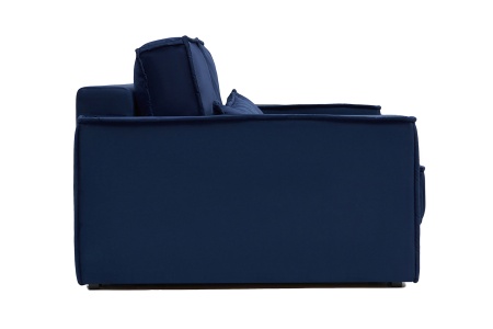 Диван тик-так Сохо 3-х местный темно-синий