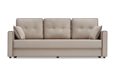 Диван еврокнижка Леон 3-х местный бежевый