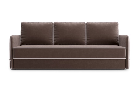 Диван еврокнижка Энерджи 3-х местный коричневый