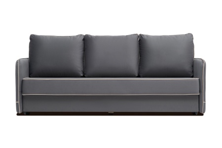 Диван еврокнижка Энерджи 3-х местный темно-серый