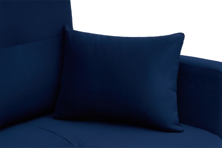 Диван еврокнижка Вита 3-х местный темно-синий