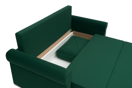 Диван еврокнижка Лира изумрудный