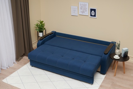 Диван еврокнижка Турин синий