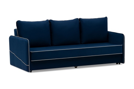 Диван еврокнижка Энерджи 3-х местный темно-синий