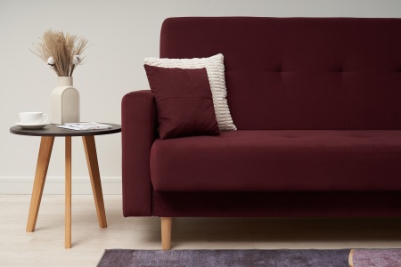 Диван книжка Фиеста Лайт бордовый