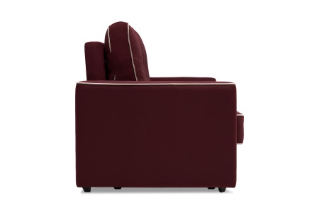 Диван еврокнижка Берген бордовый