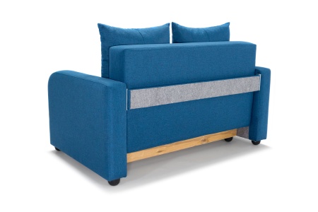 Диван Бруно рогожка синяя