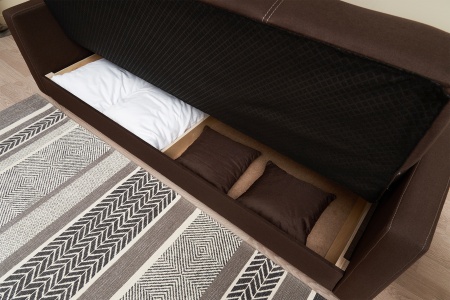 Диван книжка Прайм коричневый