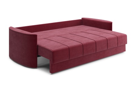Диван еврокнижка Колибри 3-х местный бордовый