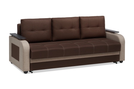 Диван еврокнижка Севилья коричневый