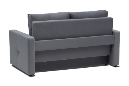 Диван шагающая еврокнижка Вита темно-серый