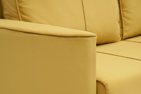 Диван еврокнижка Колибри горчичный