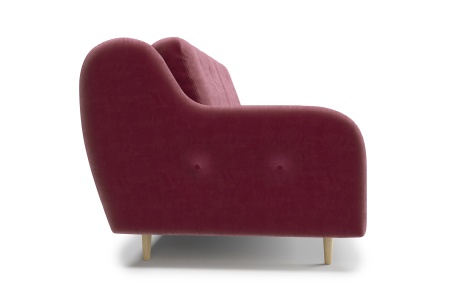 Диван книжка Глосс бордовый