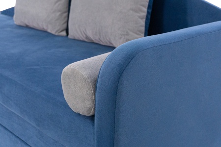 Диван еврософа Верди правый синий