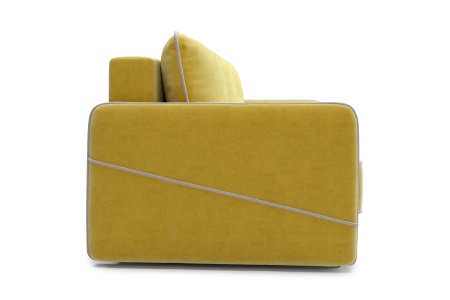 Диван еврокнижка Энерджи 3-х местный горчичный