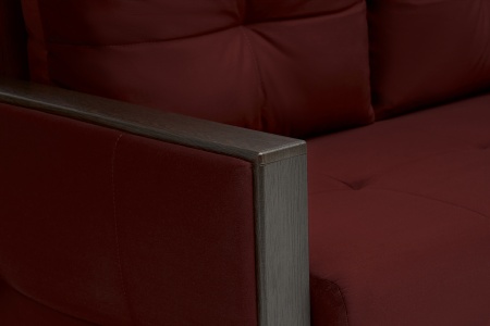 Диван еврокнижка Инсайд бордовый