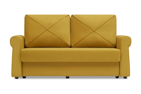 Диван еврокнижка Лира горчичный