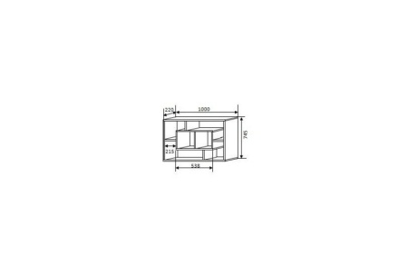 Детский Гарнитур Светофор Беленый Дуб/Оранж/Авокадо