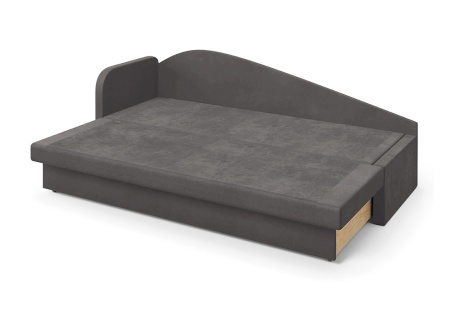 Диван еврософа Верди левый серый