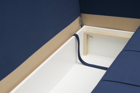 Диван еврокнижка Колибри 3-х местный темно-синий