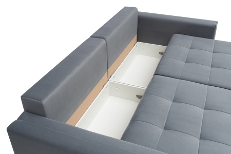 Диван тик-так Монарх темно-серый