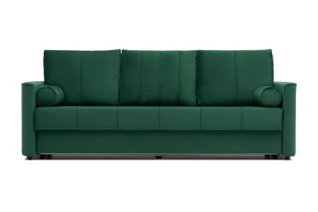 Диван еврокнижка Колибри 3-х местный изумрудный