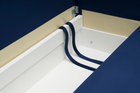 Диван шагающая еврокнижка Вита темно-синий