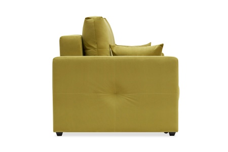 Диван еврокнижка Вита 3-х местный горчичный