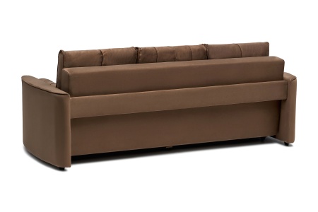 Диван еврокнижка Колибри 3-х местный коричневый
