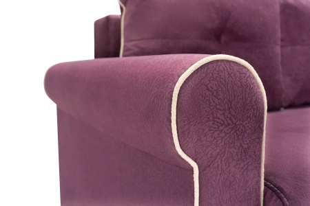 Диван еврокнижка Верона фиолетовый